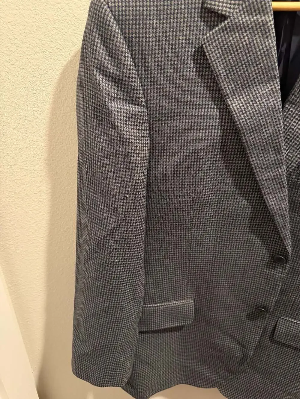 John W. Nordstrom Lanificio di Pray Wool and Silk Houndstooth Blazer